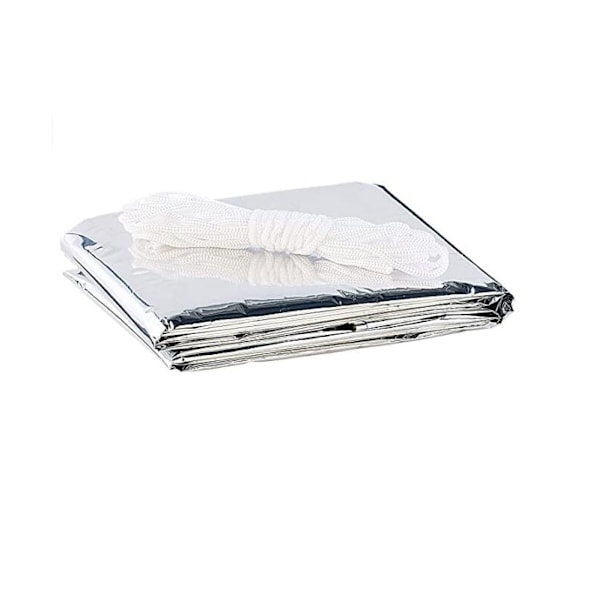 Överlevnadstält med tubtältsdesign, hög synlighet för räddning, återanvändbart Mylar termiskt material, kompakt och portabelt för vandring