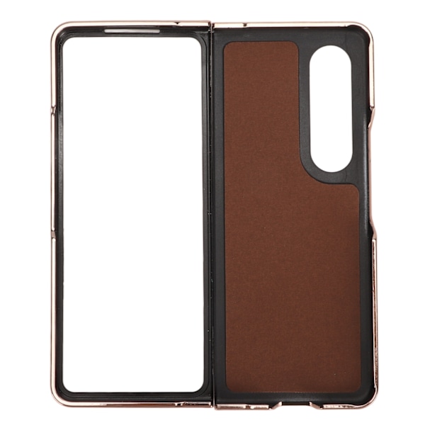 Fällbar telefonväska för Samsung Galaxy Z Fold 4 Nano Galvaniserat läder Stjärnmönster Anti Scratch Telefonskyddsväska Grön