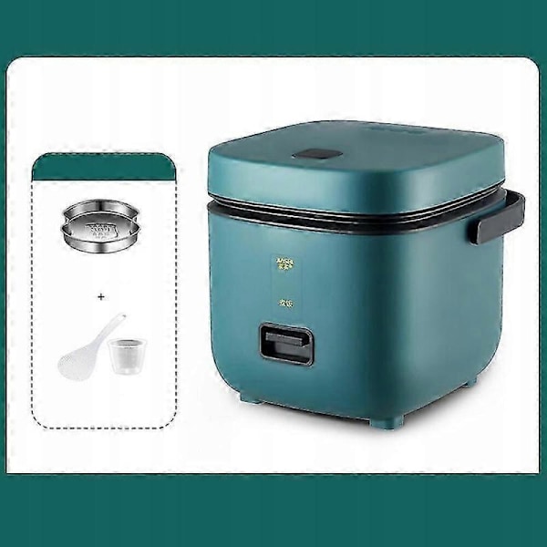 GETIT Steamer Mini Riskokare 1,2l 200w Non-stick Foder 1,2 L Grön 200 W