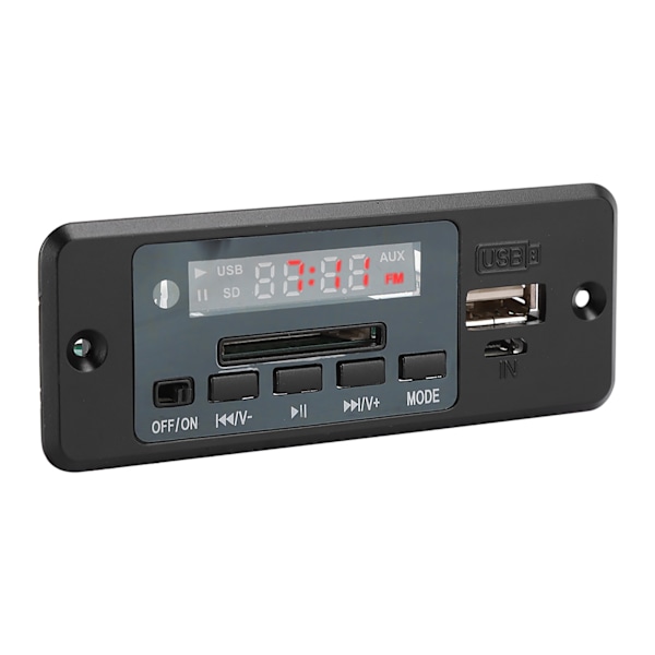 5V MP3 Audio Dekoder Modul USB FM Radio MP3 Dekodningstavle Musikafspiller med Effektforstærker