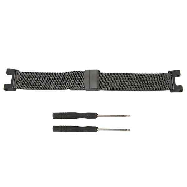 Metal Mesh Watch Band Smartwatch Rem til Amazfit TRex Pro (Sort)