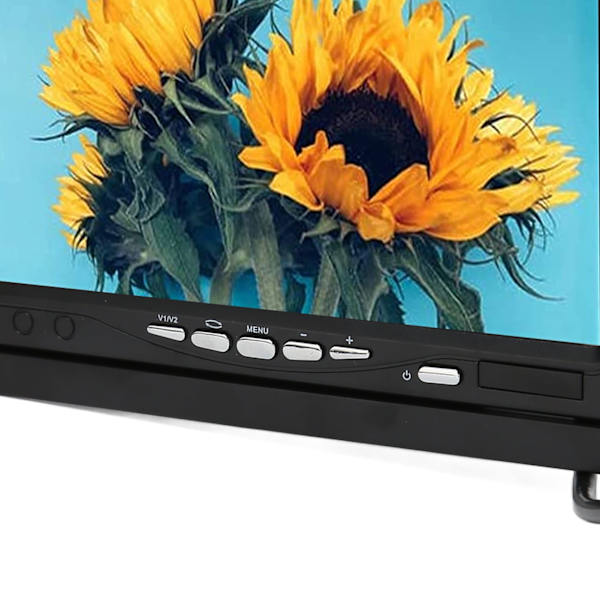 Bakkamera Monitor Støtteskærm Roterende 2 AV Indgang 7 Tommer TFT Farverig LCD Monitor til Bil DVD Overvågningskamera