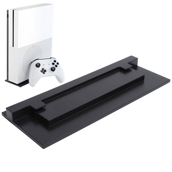 HXO003 Spilkonsoll Vertikal Stativ Base Konsol Dock Holder Passer til XBOX ONE S Sort