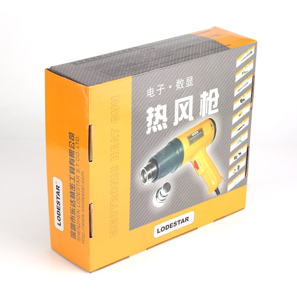 LODESTAR 1800W 220V Elektrisk Varmeluftpistol Håndholdt Varmejusterbar DIY Svejsningsværktøj