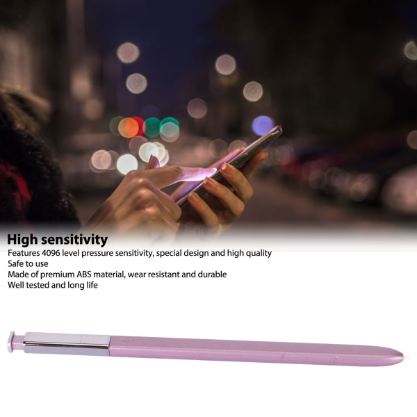 Telefon Stylus Pen for Galaxy Note9 Erstatning Høy Sensitiv Berøringsskjerm Stylus Pen med Bluetooth