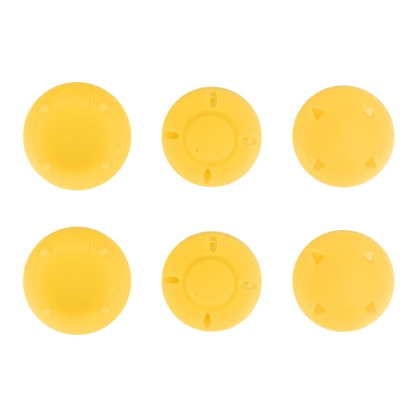 6 stk. til Switch Lite Joystick Højdeforøgende Anti-slip Silikonknap Beskyttende Hætte Sæt (Gul)
