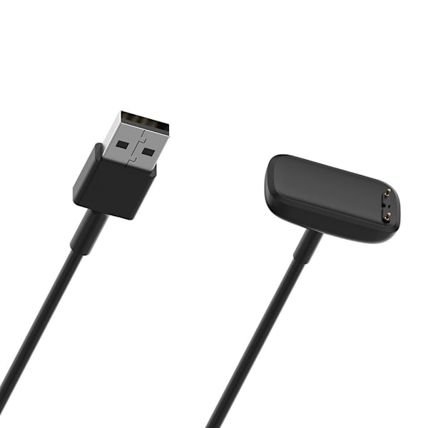 Magnetisk USB-ladekabel kompatibel med Fitbit Luxe armbåndslader datakabel 100CM stropplader kompatibel med Fitbit Luxe Smart Watch