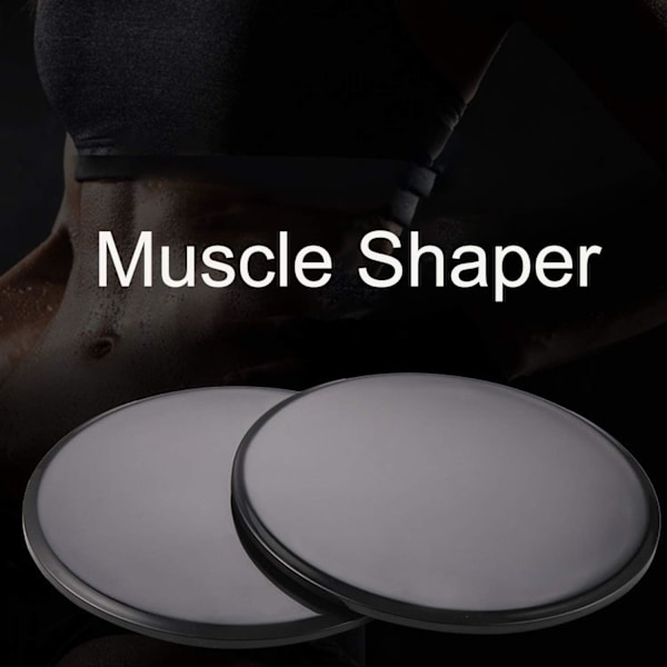 Ergonomisk Portabel Fitness Core Slider, Slitstark Glidskiva för Effektiva Träningspass, Bekväm Halkfri Dubbelsidig Design