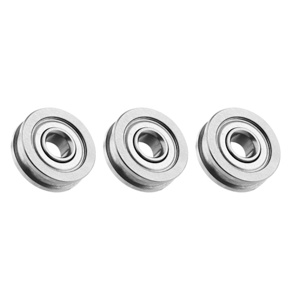 10 st metall U-spår förseglade styrrullar med kullager U604ZZ 4 * 13 * 4mm