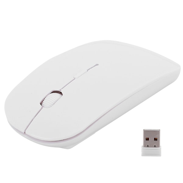 Langaton hiiri toimistoon, yritykselle, kannettavaan tietokoneeseen, pöytätietokoneeseen, tablettiin, kannettava hiiri 2.4G