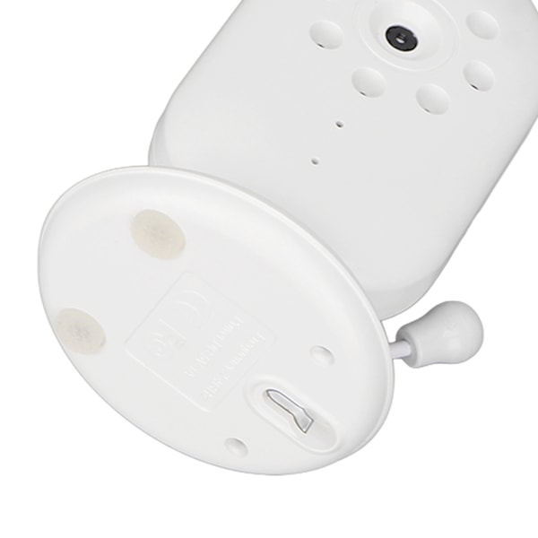 Videobabyalarm med kamera 2,4 tommer 2-vejs stemmeintercom infrarød nattesyn WiFi babyovervågningsenhed 100‑240V EU-stik
