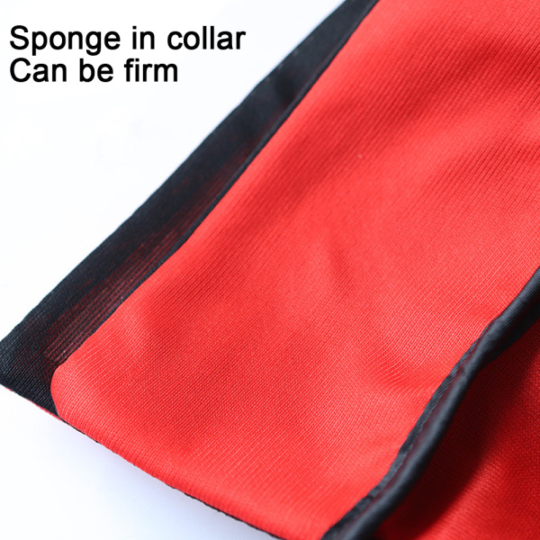 Musta punainen käännettävä mekko Goth Devil Pirate Vampire Demon