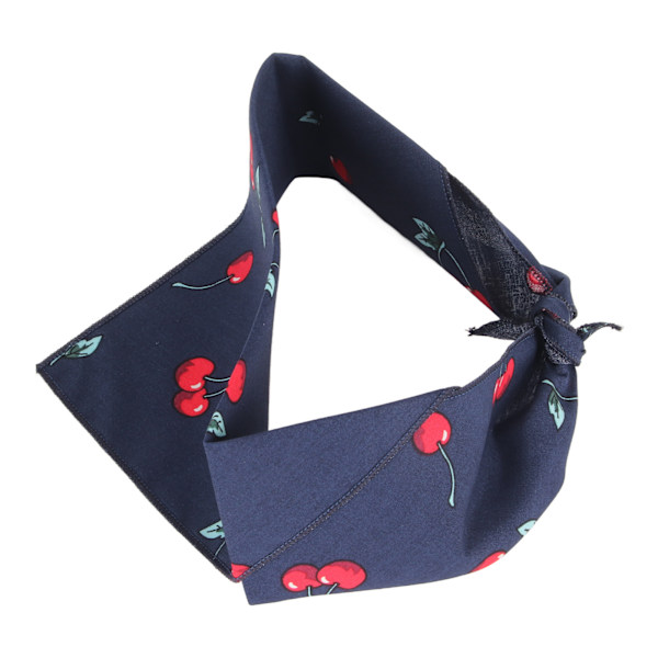 Triangulär haklapp i bomull, stilfullt utseende för hundbandanas, sommarkomfort, halkfri design för vardagsbruk, fotorekvisita, fester (vikbar och
