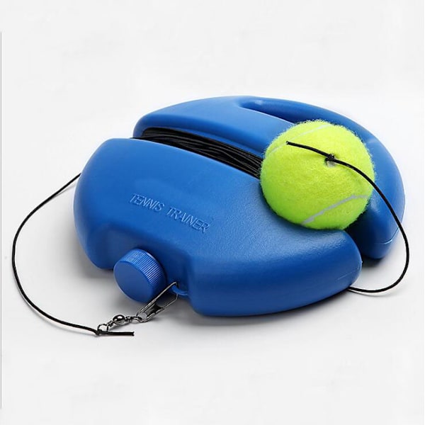 Tennis trener, tennisballholder med et tau for solotrening, i hagen, i parken for barn og voksne