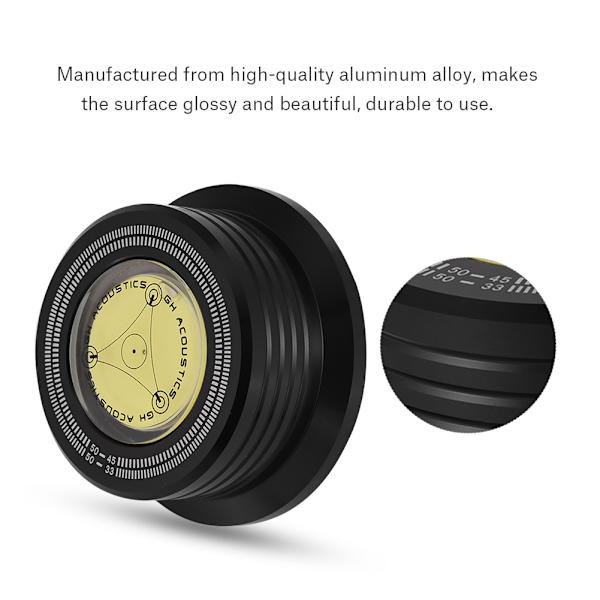 50Hz pladespiller plade stabilisator klemme med boble niveau til LP vinyl pladespiller