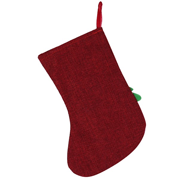 Återanvändbara julklappspåsar, Familjeset Juldekor, Filt & Sammet Stora Strumpor För Inomhus- och Utomhusbruk, Perfekt Juldekorationshänge