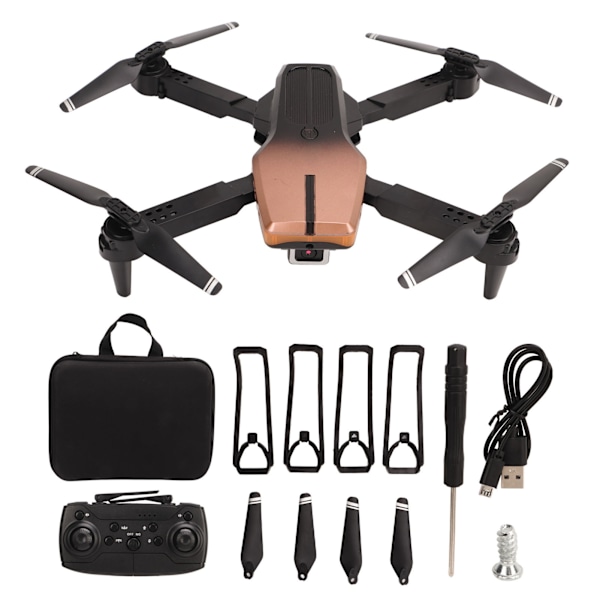 Folding Drones Tre Sided Obstacle Avoidance HD Aerial Photography 4K Dual Camera LED Navigation Lights Drones
