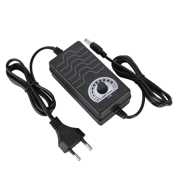 48W 2A 1-24V Justerbar Spændingsadapter Motorhastighedsstyring 100-240V EU-stik