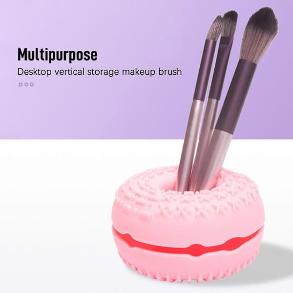 GETIT Makeupbørsterenser, Silikone Makeupbørsterenser Sammenfoldelig Silikone Makeupbørsterenser, Makeupbørsterense måtte