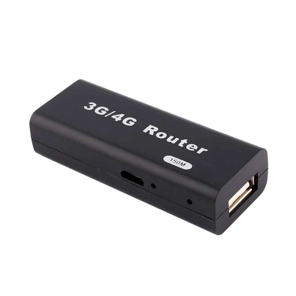 Bærbar 3G/4G WiFi Wlan Hotspot 150Mbps RJ45 USB Trådløs Router