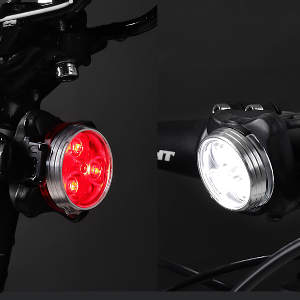 Avancerad Design USB Uppladdningsbart Cykelljusset, Superstarka LED Multisportljus för Utomhusaktiviteter