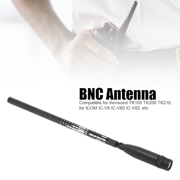 BNC-antenn 95MHz‑1100MHz Bredbandsradio Teleskopantenn för TK100 TK200 TK210