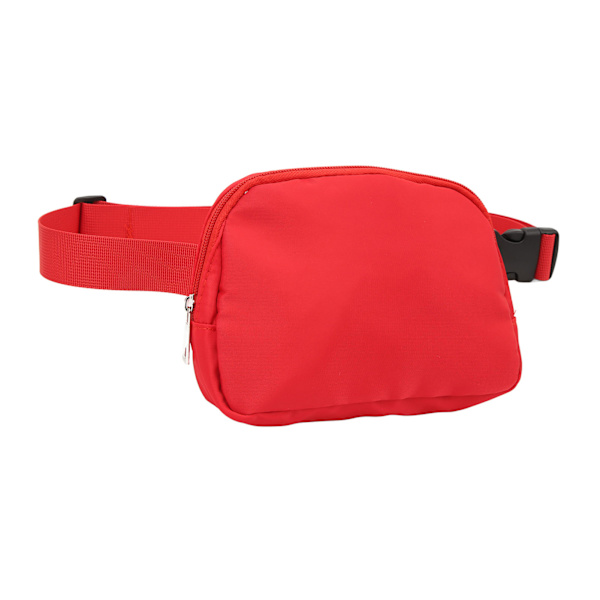 Nylon Fanny Pack med dragkedjefickor Justerbart bälte Vattentät Fashion midjeväska för kvinnor Vuxna
