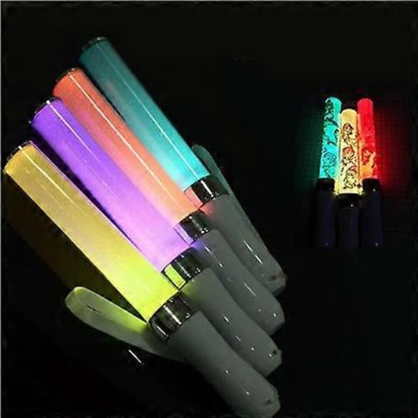 LED-lyspinde, 15 farver, lyspinde, lyspinde kompatible med koncertrekvisitter