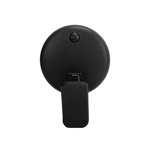 Mini telefon clip-on fyldlys USB genopladelig selfie ringlys til livestreaming (sort)