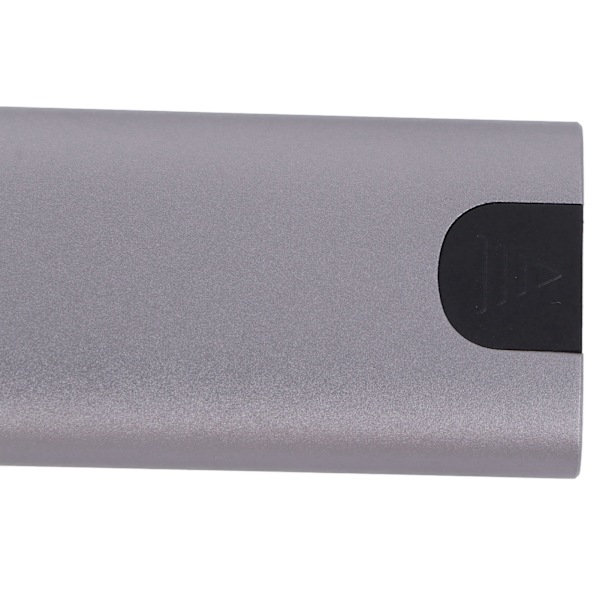 M.2 NGFF SSD-hölje 5 Gbps höghastighets aluminiumlegering mobil hårddiskbox med 2-i-1-kabel grå