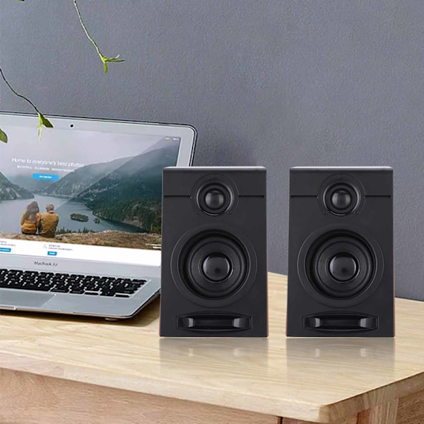 Paird 3in Heavy Bass Computerhøjttalere HiFi Lyd Computer Subwoofer