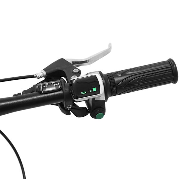 1 par vattentät LCD-display gasreglage handtagsgrepp för elbilar cykel skoter (48V)