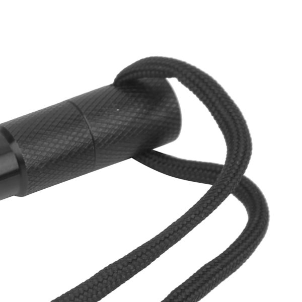 12 st/set Svart Aluminium Parachute Cord Nålar Set Armband DIY Stickning Verktygssats