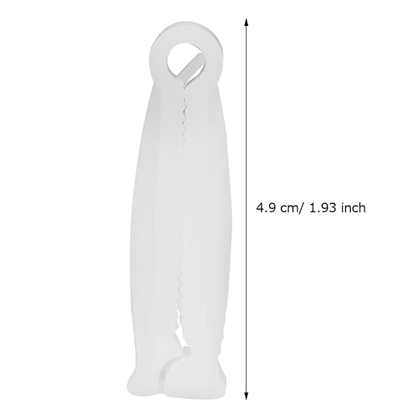 Hemostatiska material för födsel för smågrisar, engångs navelsträngsklämma, 100 st/förpackning, plastmaterial, halkfri sågtand, lätt att applicera