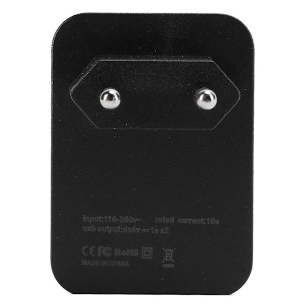 5V1A Strömadapter Mobiltelefon Laddare EU-kontakt 110-250V med Hög Kompatibilitet EU-kontakt