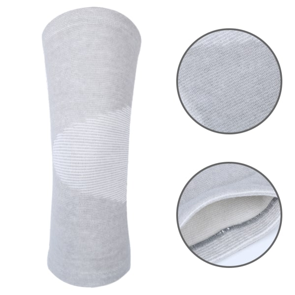 4 sidor hög elasticitet bambu kol hålla värmen sport stickning andas unisex knäskydd