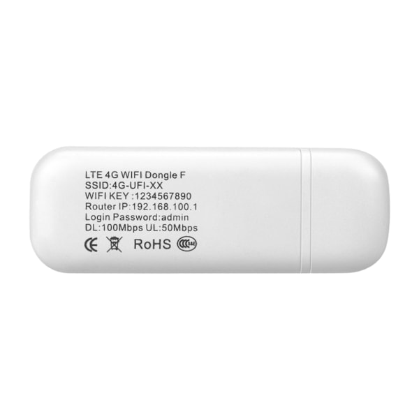 4G LTE USB-netværksadapter trådløs WiFi-hotspot-router-modem-stick (med WiFi-funktion)