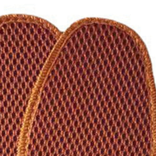 Bambus Kul Deodorant Mesh Indlægssåler Åndbar Absorberer Sved Sko Pads til Mænd Kvinder Khaki 41
