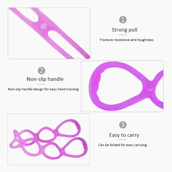 Halkfri partikeldesign för effektiv träningsutrustning, förbättra bålstyrkan med armtränare med flera öglor, portabelt träningsbälte för flexibilitet
