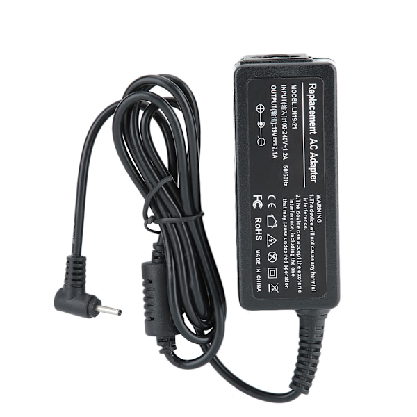 19V 2.1A 2.5x0.7mm Notebook PC Strömadapter Dator Tillbehör för ASUS / Eee PC (100-240V)