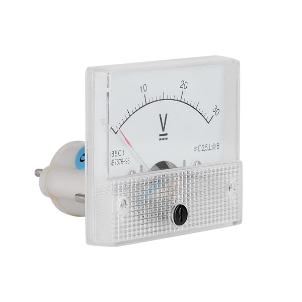 DC 0-30V DC Analog 85C1 Strømmåler Spændingsmåler 2.5 Nøjagtighed Spændings Analog Voltmeter Panel