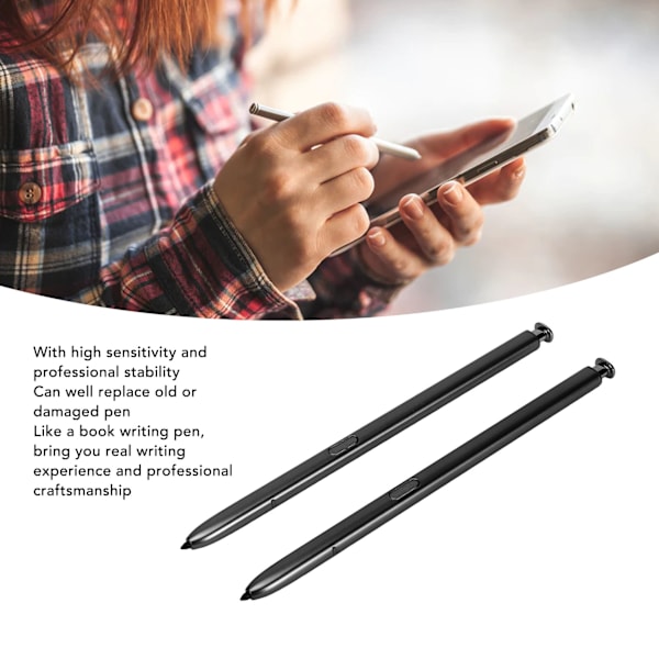Stylus Penna Lätt Vikt Hög Känslighet 5G Stylus Pekskärm Penna Ersättning för SAMSUNG Galaxy Note 20 Note 20 Ultra Svart