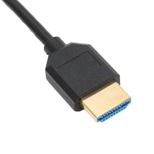 HD Multimedia Interface-kabel med fjäderåterdragning, A-hane till D-hane, 8K 60Hz, Micro HD Multimedia Interface-kabel