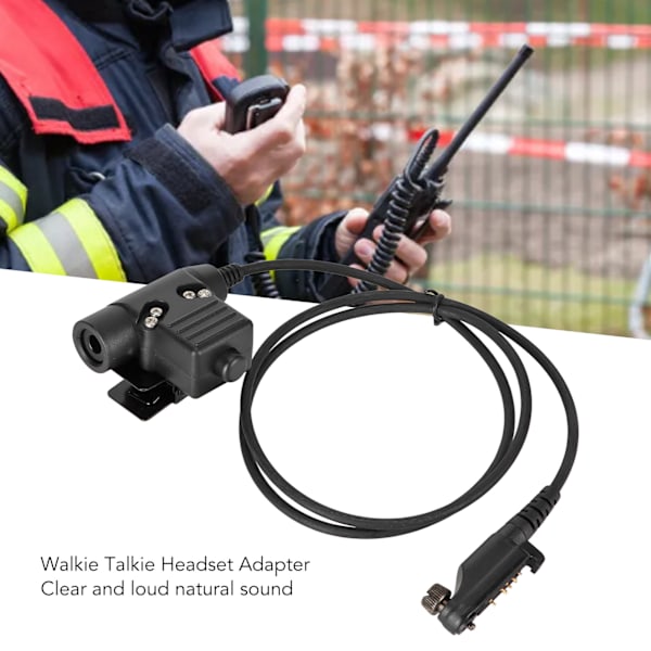 Walkie Talkie Headset Adapter Kompakt Trykk-for-å-snakke-knapp Passer for HYT Hytera PD680 X1P PD660 PD600 HYTERA AR 685