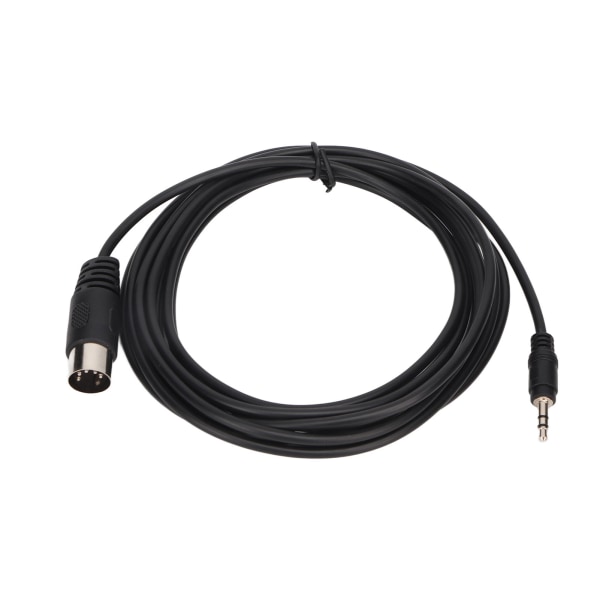 DIN 5-pin til 3,5 mm kabel flokefri klar signal DIN 5-pin hann til 3,5 mm hann lydkabel for lydudstyr 9,8 fot