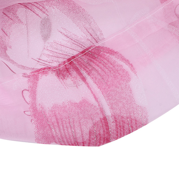 Blomstermønstret vindu Voile gjennomsiktige gardiner Panel for soverom stue balkong