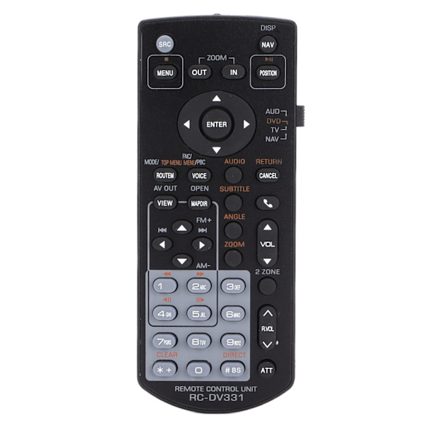 RCDV331 Kaukosäädin Monitorille Kenwood DNX6460BT DNX6020EX DDX616