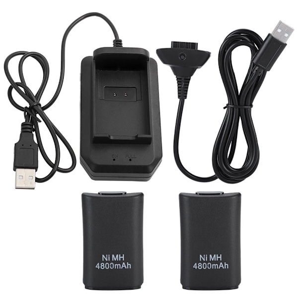 Uppladdningsbart batteripaket 4800mah för XBOX 360