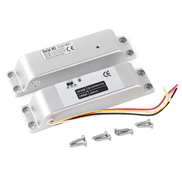 DC12V 1000KG Elektrisk fallås Magnetinduktion grind Entré Access Control