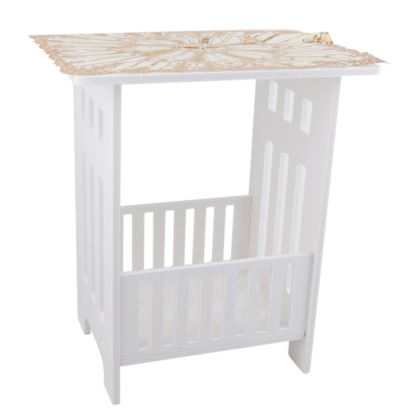 Modern och elegant sidobord soffbord tebord för hemmet (34*26*40cm)